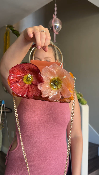 Summer Poppy Purse