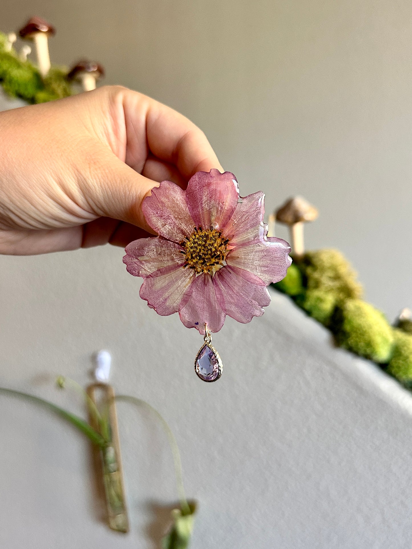Purple Cosmo Braid Charm