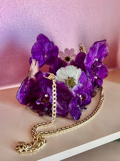 Purple Orchid Handbag