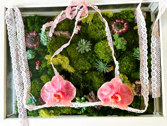 Pink Opal Orchid Bralette