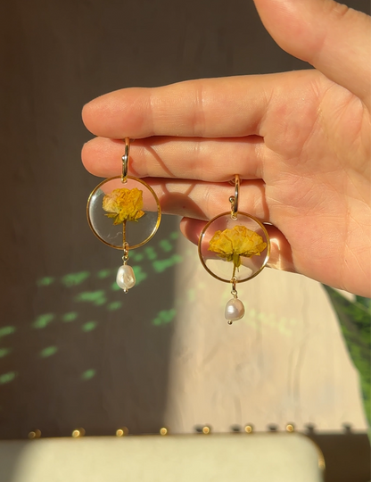 Yellow Rose Suncatchers