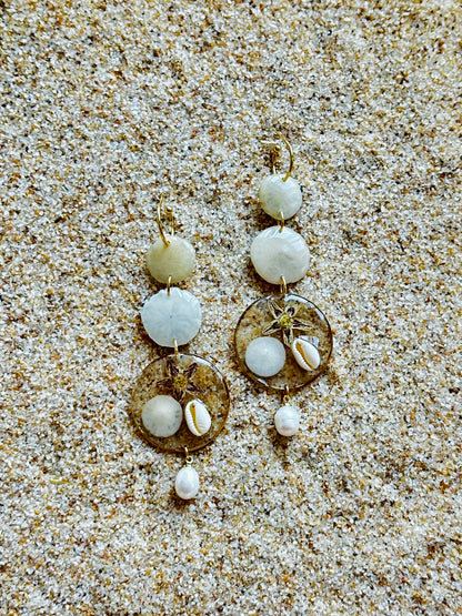 Sand Dollar Stack Earrings
