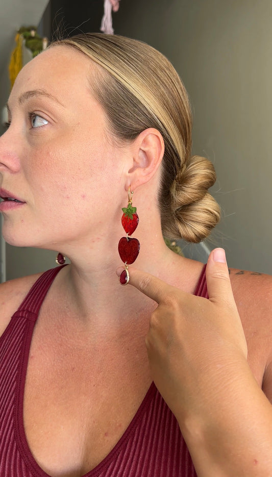 Cherry Strawberry Suncatchers