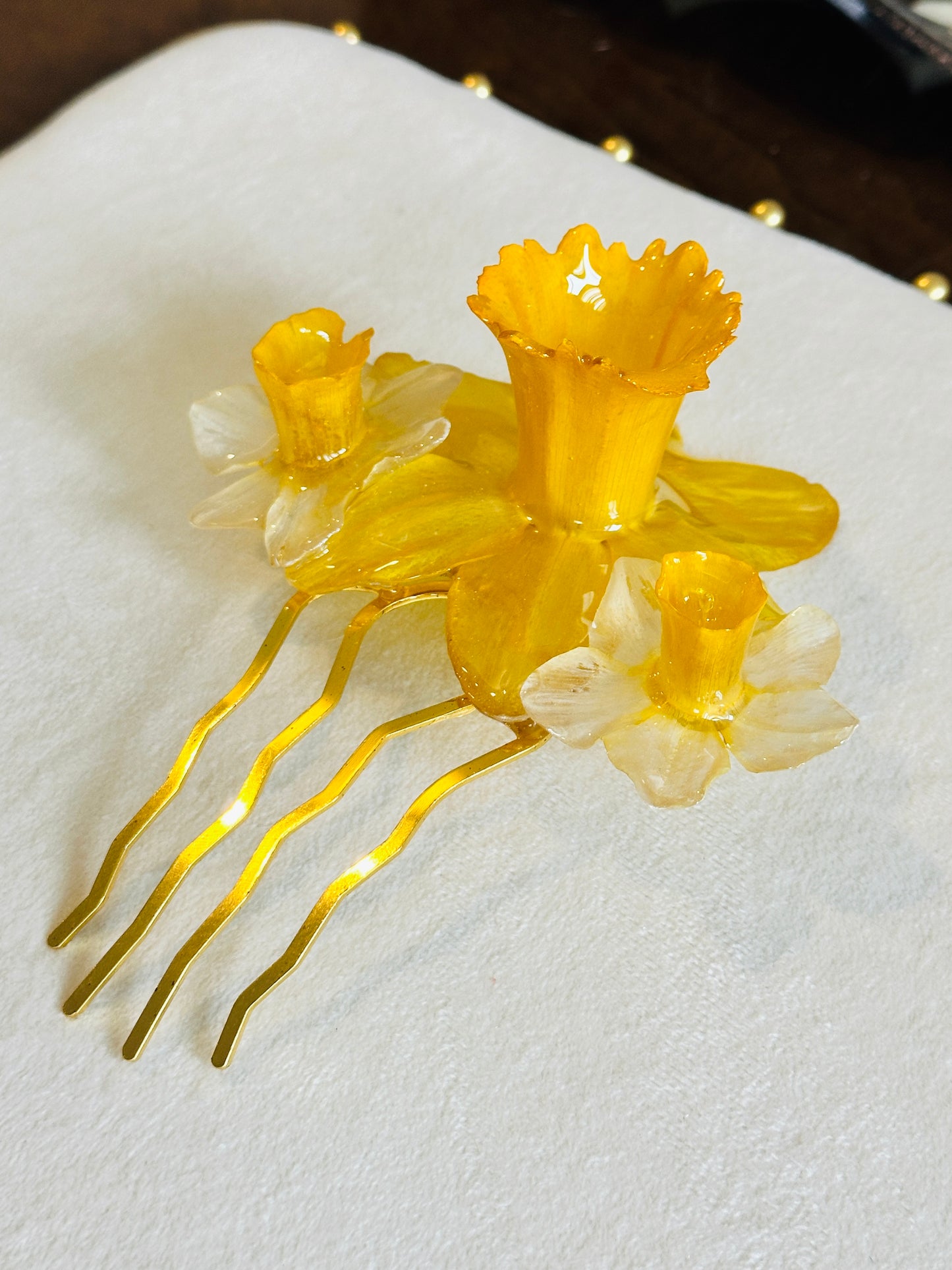 Daffodil Stack Hair Pin