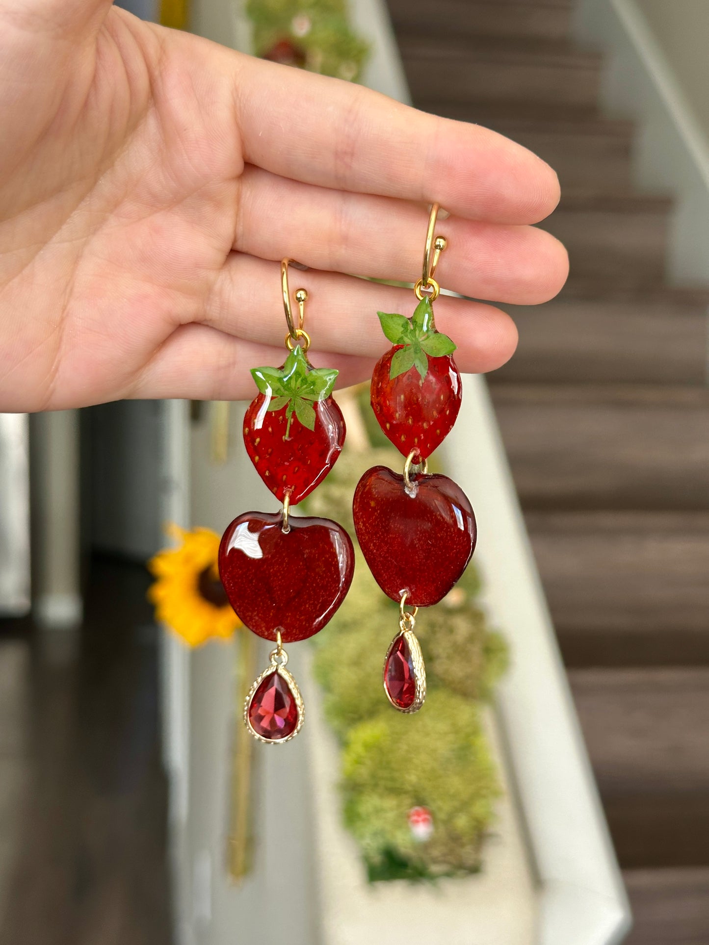 Cherry Strawberry Suncatchers
