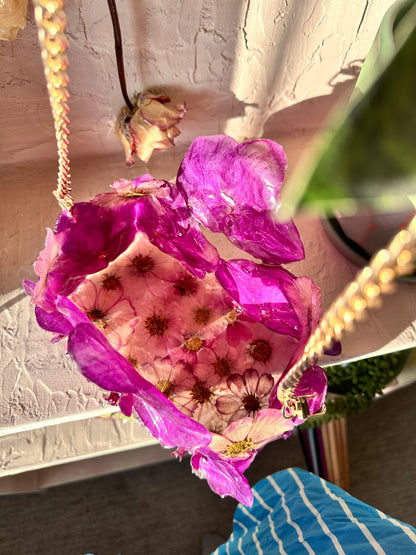Purple Orchid Handbag