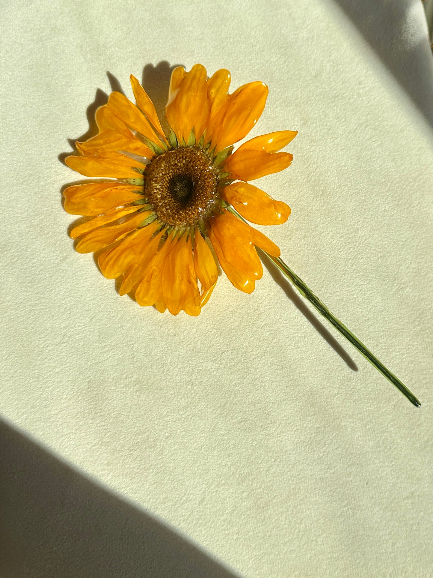 Sunflower Hair Stick
