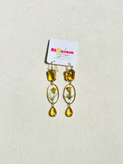 Yellow Wildflower Suncatchers