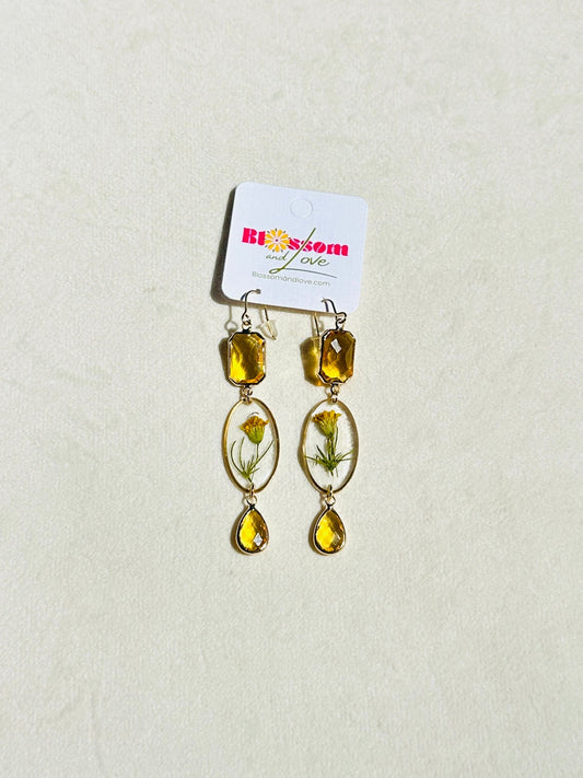 Yellow Wildflower Suncatchers