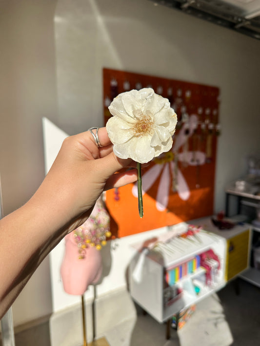 Garden Rose Hair Stick