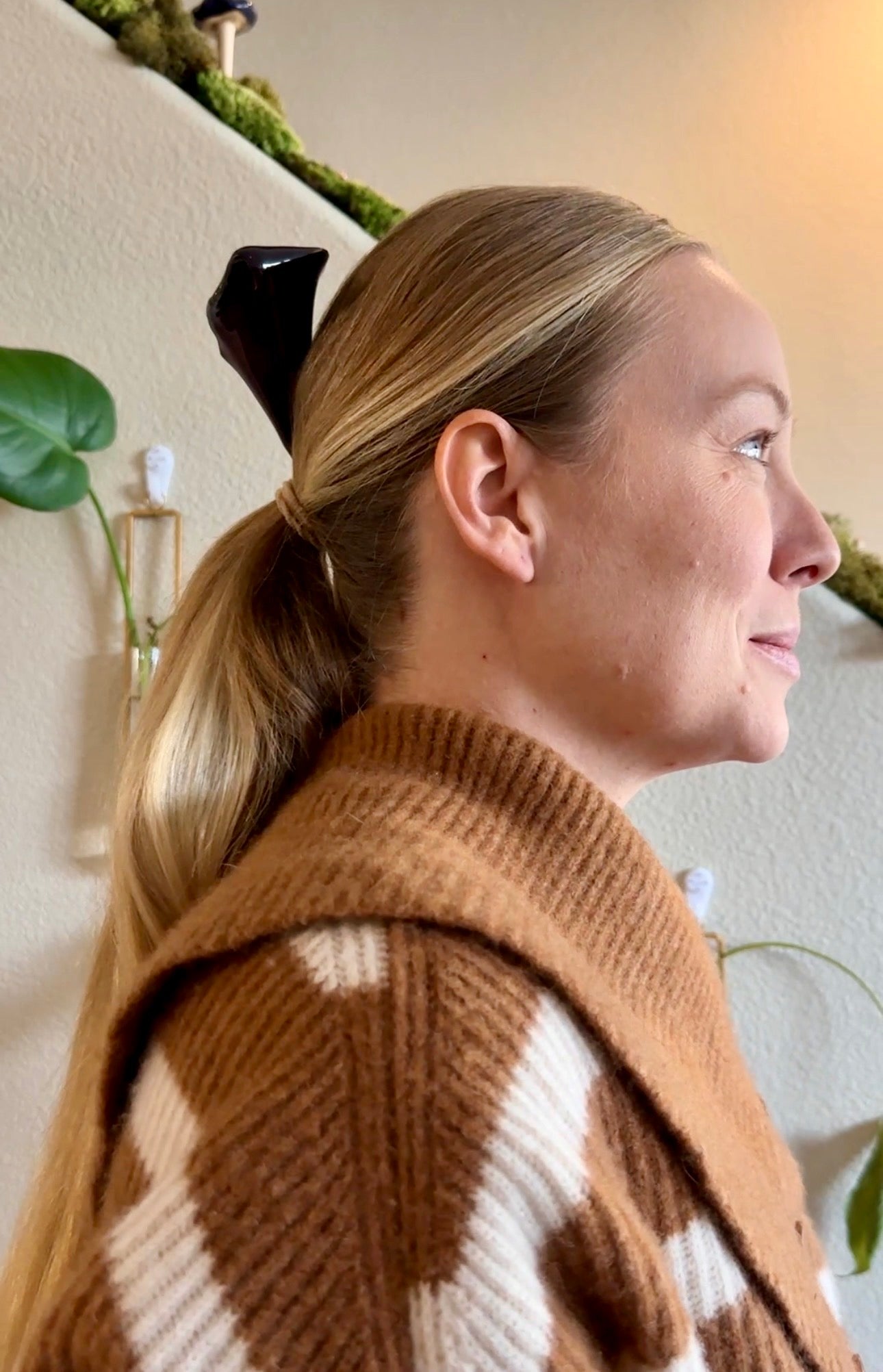 Black Calla Lily Hair Stick