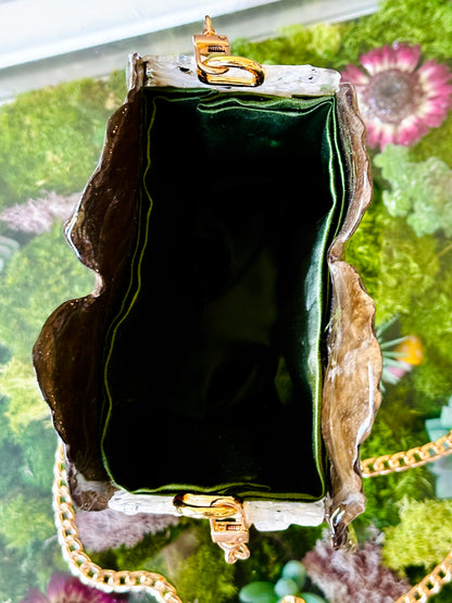 Moonstone Monstera Purse