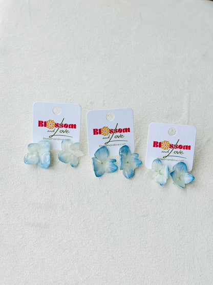 Hydrangea Stud Earrings