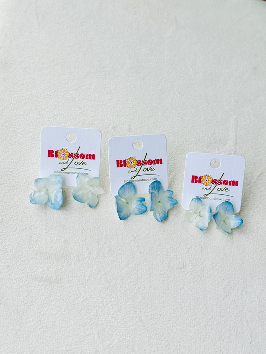 Hydrangea Stud Earrings