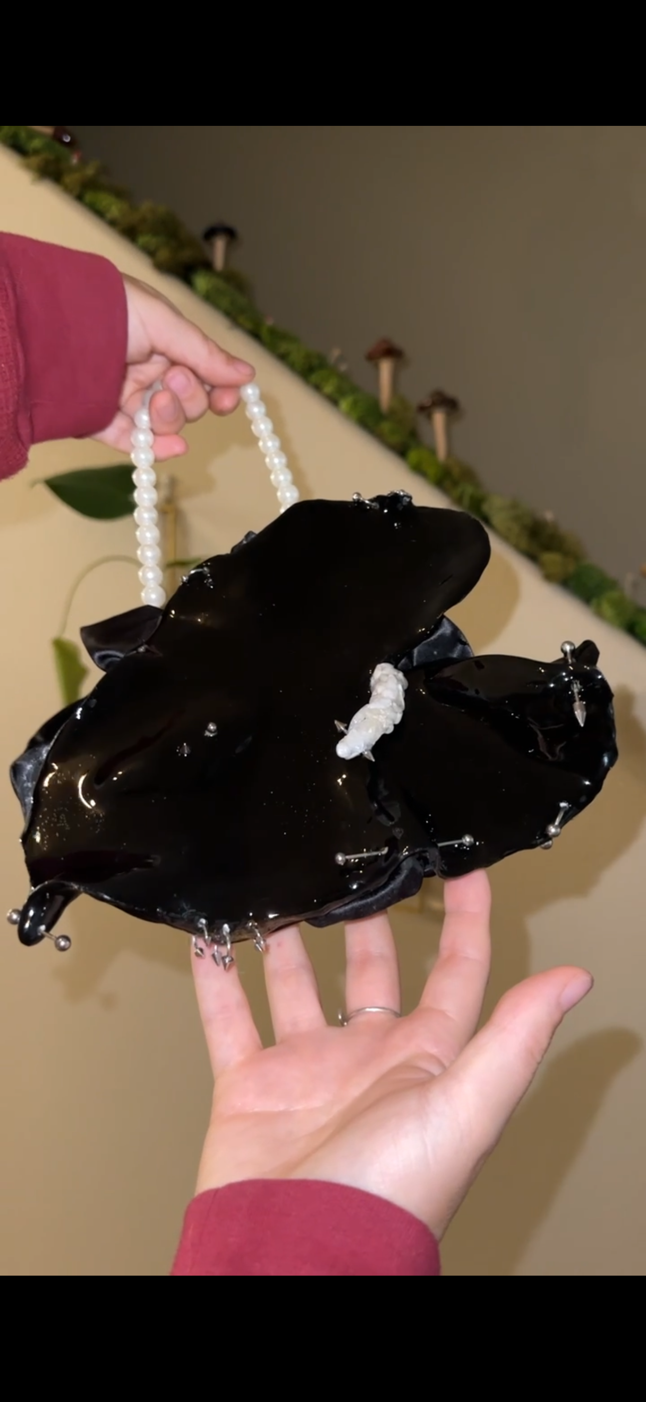 Pierced Anthurium Handbag