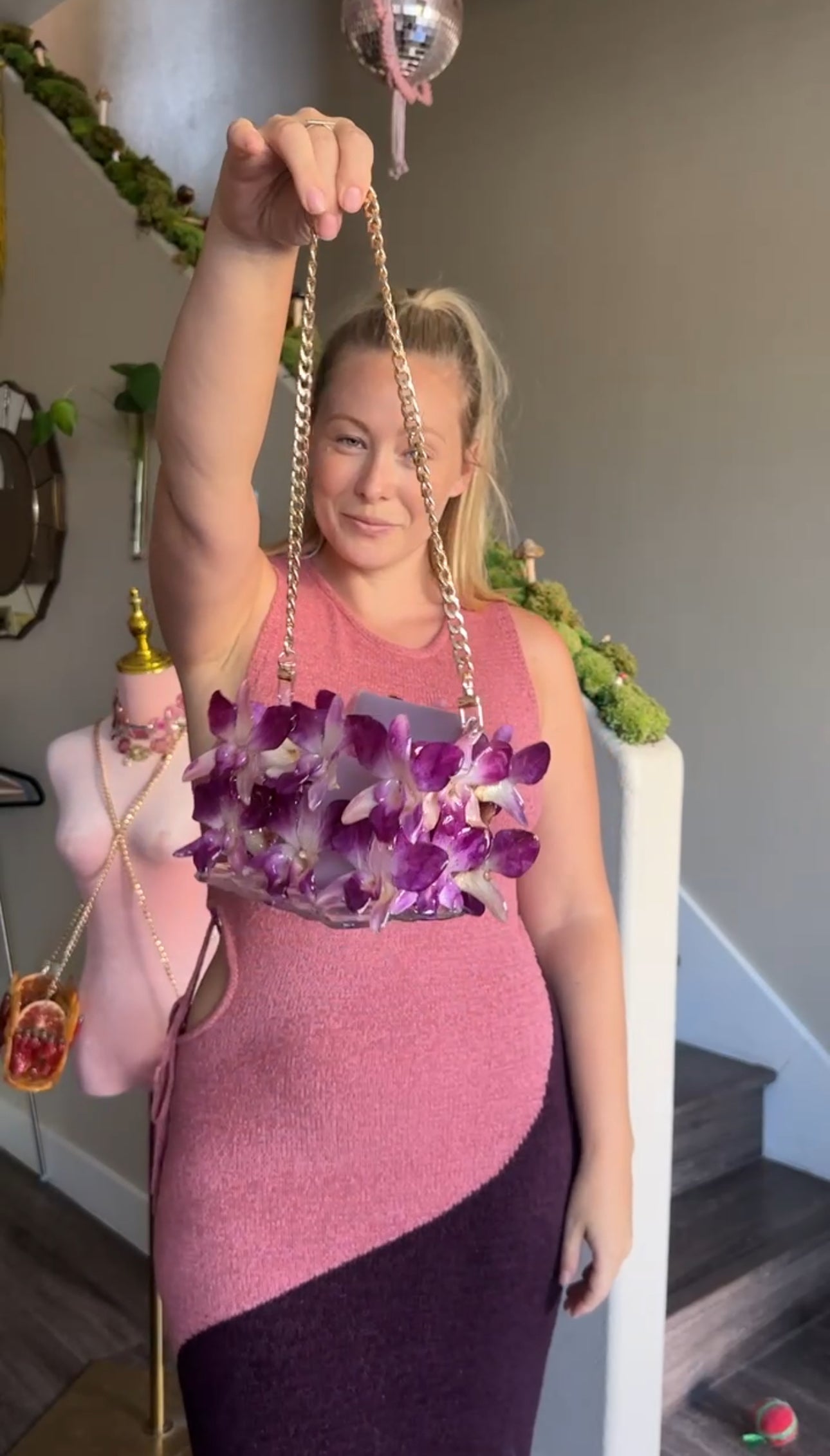 Dendrobium Orchid Purse