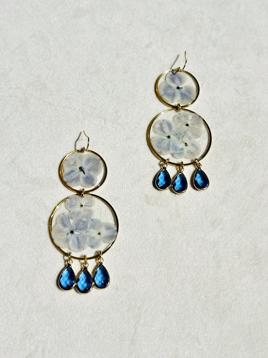 Blue Hydrangea Suncatchers