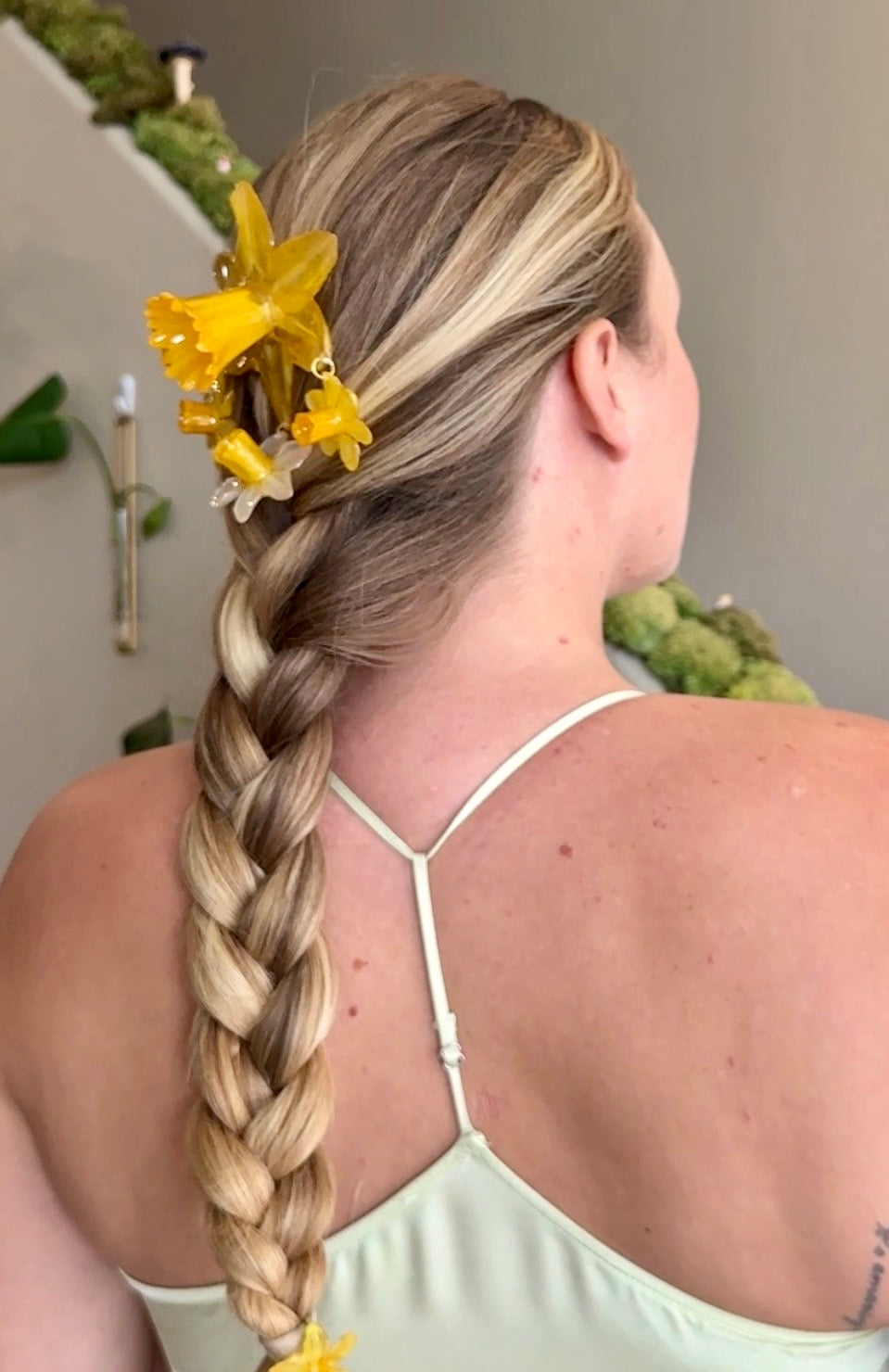 Daffodil Dreamcatcher Hair Pin