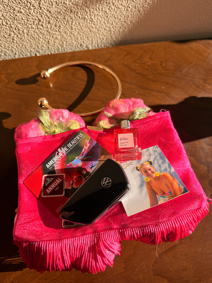 Peony Fringe Purse