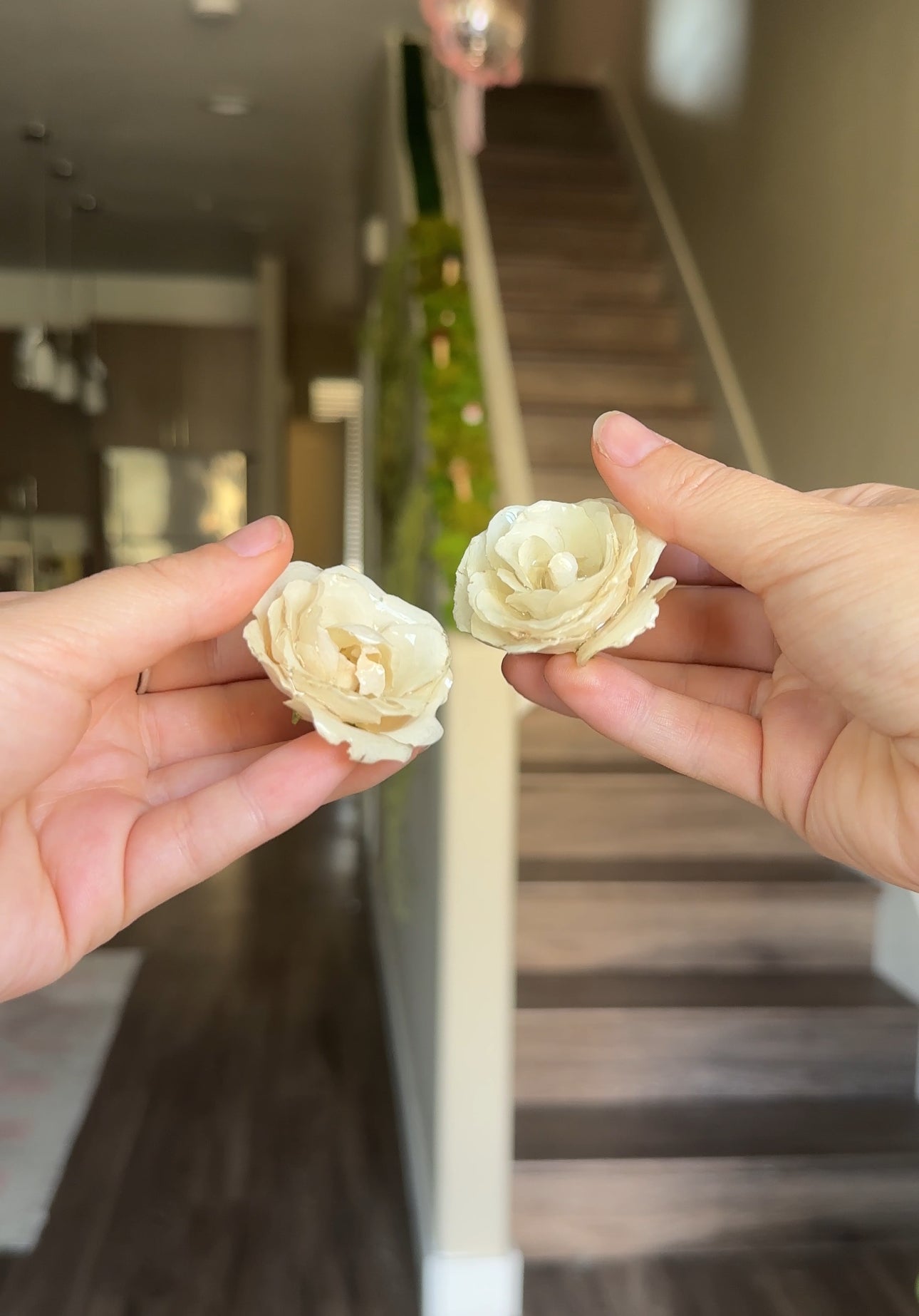 White Rose Studs