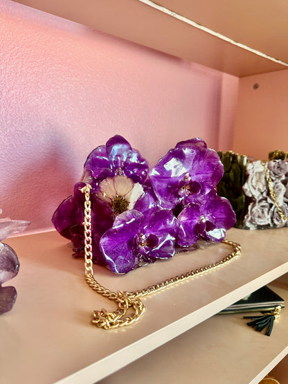 Purple Orchid Handbag