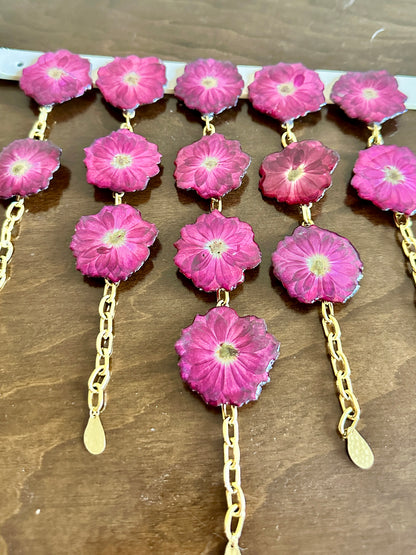 Red Rose Fringe Belt