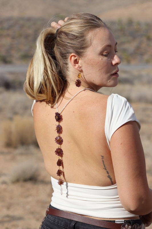 Mum Drop Pearl Necklace