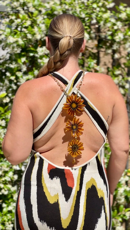 Sunset Gazania with Tigers Eye