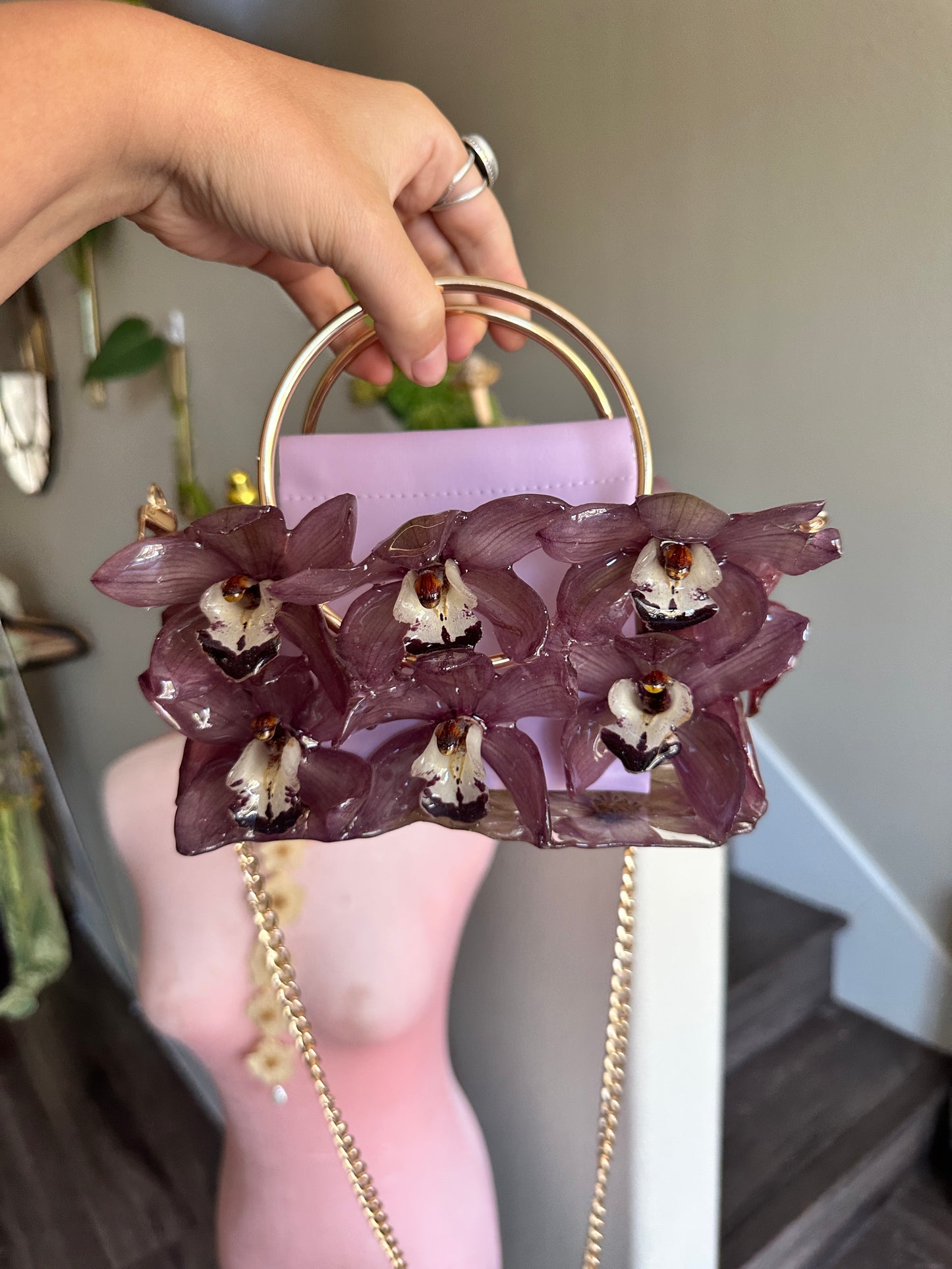 Cymbidium Orchid Purse