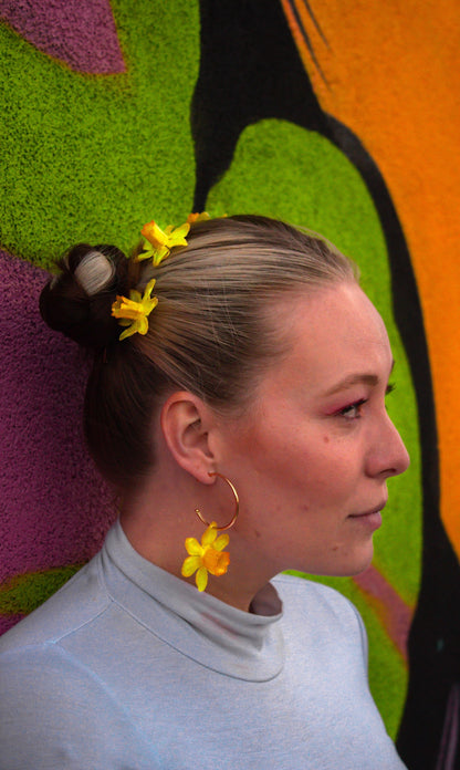 Daffodil Hair Pins